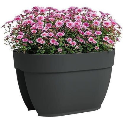 Jardiniere - ARTEVASI - CAPRI CAMPANA - Balcony - 40 ma - Anthracite
