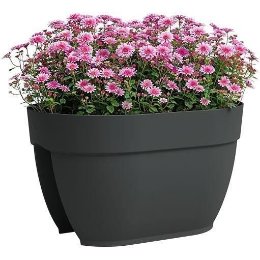 Jardiniere - ARTEVASI - CAPRI CAMPANA - Balcony - 40 ma - Anthracite