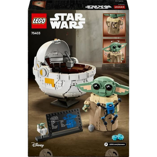 LEGO Star Wars: The Mandalorian 75403 Grogu and his pram - Construction game 10 years