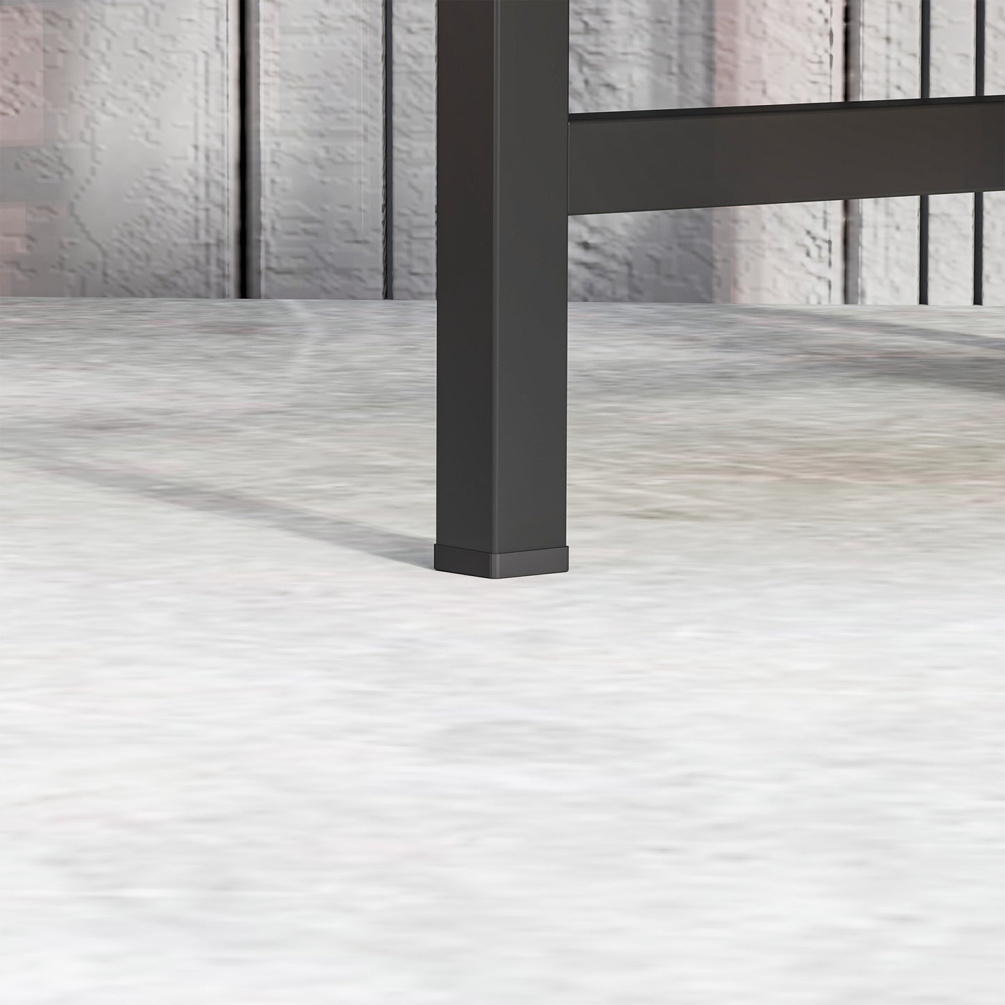 Outsunny Blumentopfständer, Pflanzenständer mit 6 verstellbaren runden Ebenen, Eckständer für Pflanzentöpfe, Metall, Schwarz