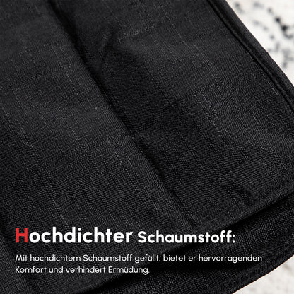 HOMCOM Relaxsessel, Ruheliege, verstellbares Fußteil, Auflage, Holz+Schwarz, 66,5 x 94 x 100cm