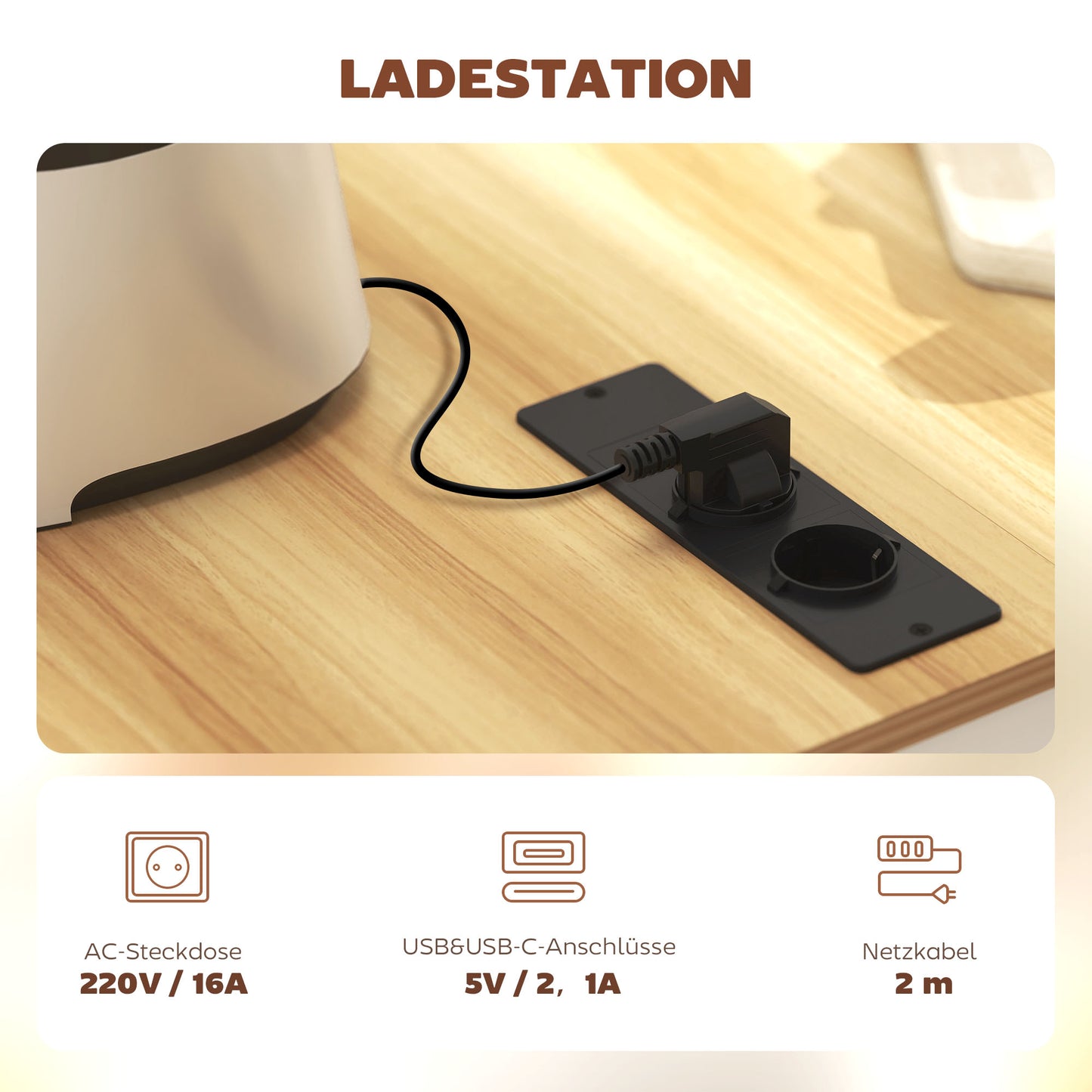 HOMCOM Kücheninsel, Küchenwagen auf Rollen, mit abklappbarer Arbeitsplatte, Schublade, Ablage, 120 x 68 x 85 cm, Weiß