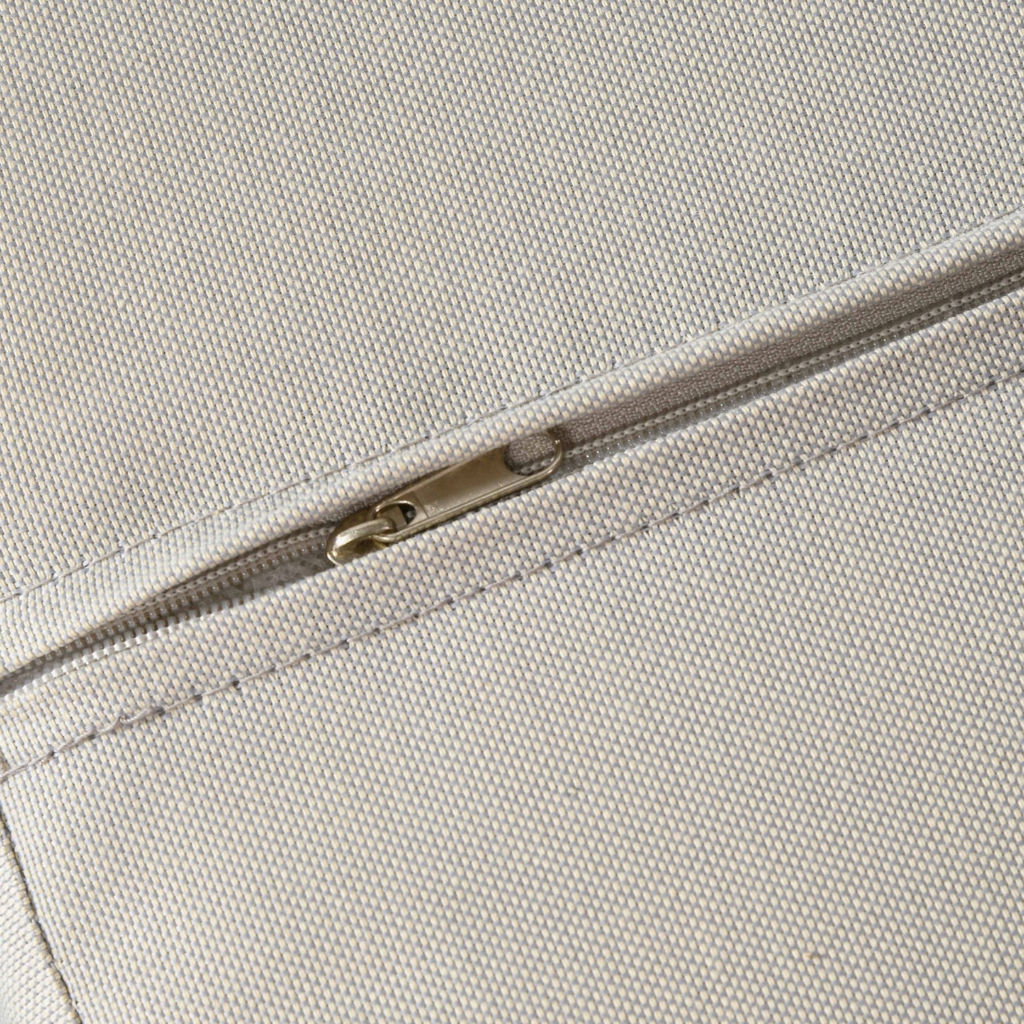 Outsunny Polyrattan Gartenstuhl und Hocker, verstellbare Lehne, Hellbraun/Grau/Schwarz