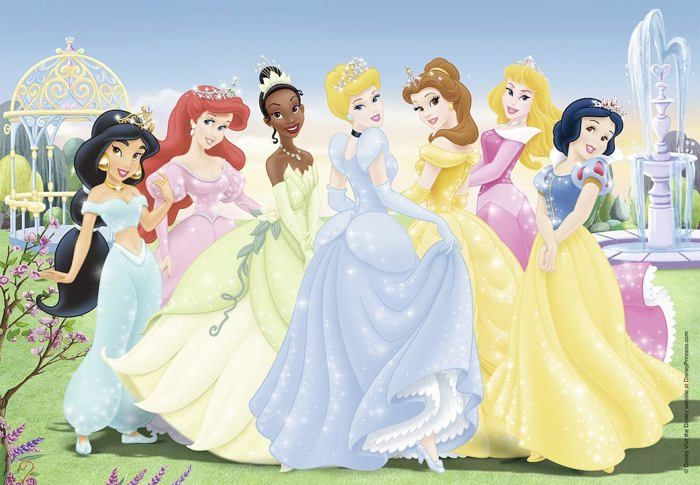 DISNEY PRINCESS Puzzle assembled princesses 2x24pcs
