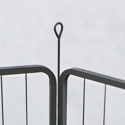 PawHut 2er-Set Erweiterung für Welpengehege, Hundezaun-Paneele, Haustierspielplatz, Welpenzaun aus Stahl, Grau