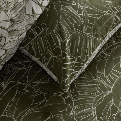 Bedding set - TODAY Crazy - Jungle print - 2 people - 220 x 240 cm - Green