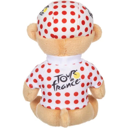 Plush - GIPSY TOYS - Tour De France - BEAR IN POLKA DOT JERSEY 15 CM