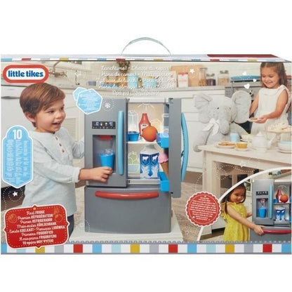 Little Tikes - My 1st Fridge - Pretend Play - Realistic Ice Cube Dispenser - Realistic Lights and Sounds - Food and Beverage