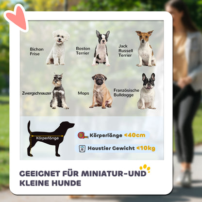 PawHut Hundbuggy Haustierbuggy Hundewagen, klappbar, abnehmbarer Korb, 81 x 58 x 97,5 cm, Schwarz+Dunkelgrün+Weiß