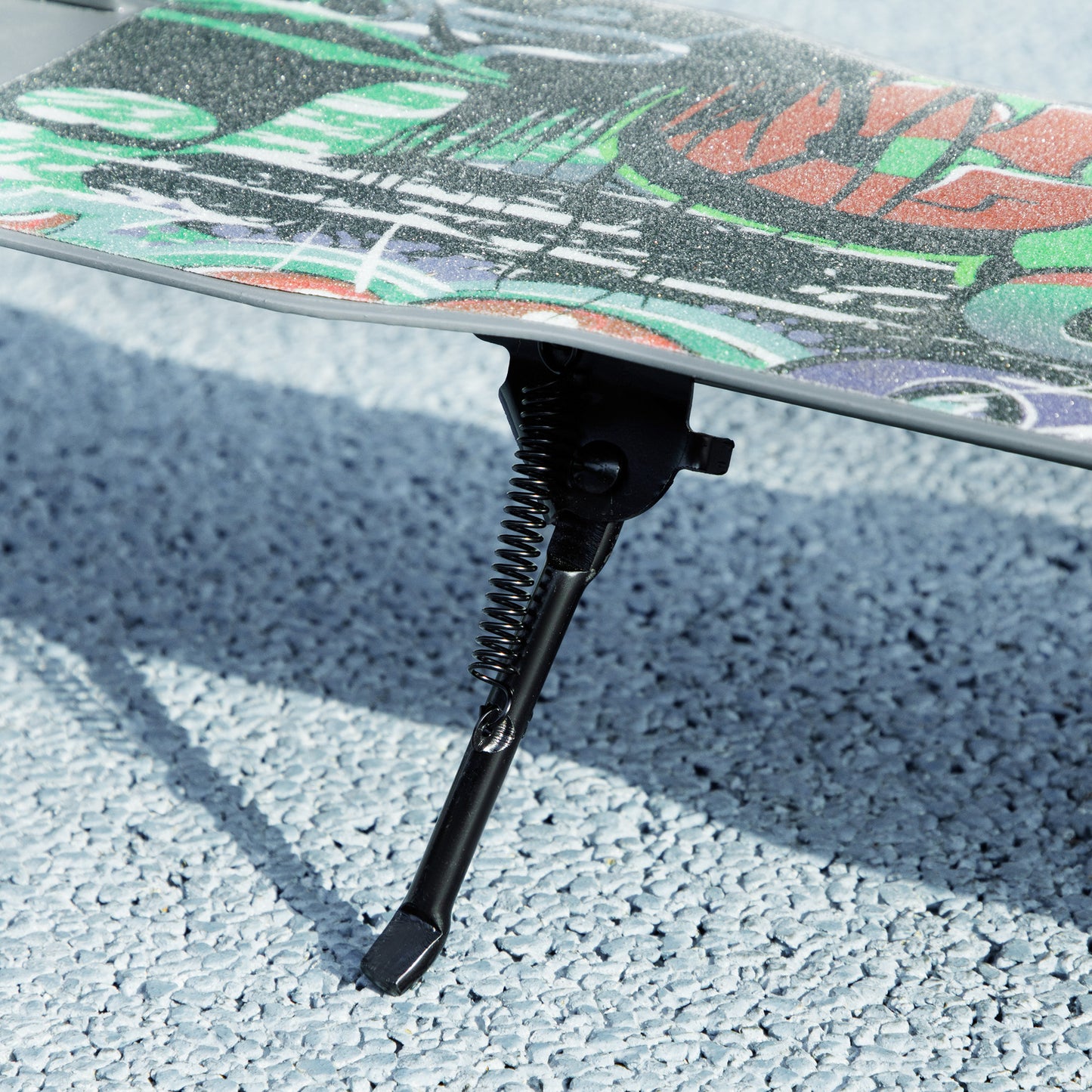 AIYAPLAY Tretroller, höhenverstellbar, Hinterradbremse, faltbar, 100 kg belastbar, Grün