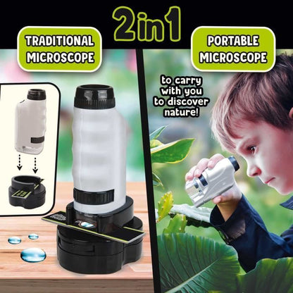 Portable Microscope - I'M A GENIUS - Powerful Magnification