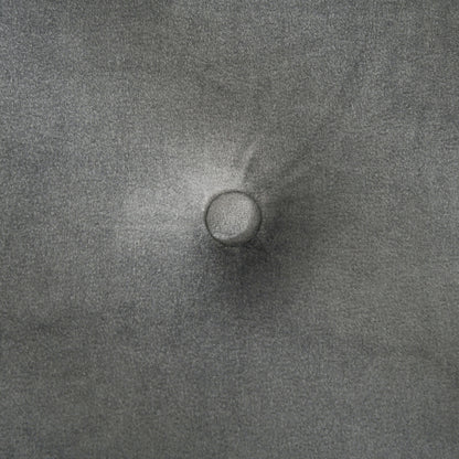 HOMCOM Schlafsofa Relaxsofa Sofa Couch, inkl. 2 Kissen, Samtoptik, 130 x 78 x 79 cm, Grau