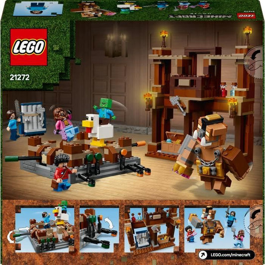 LEGO Minecraft 21272 The Woodland Manor Ring - Building game for boys from 10 years old