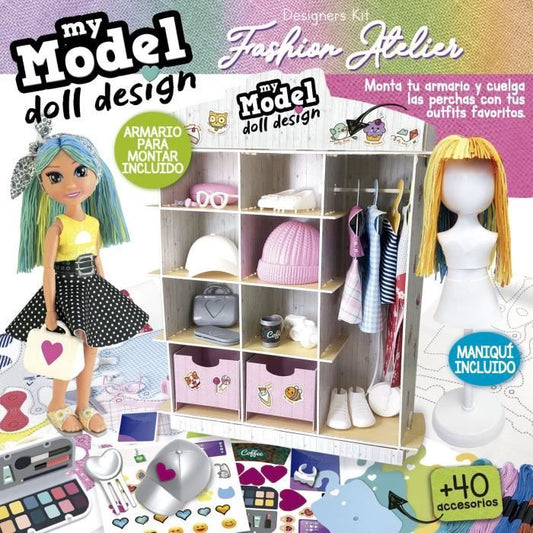 MY MODEL DOLL DESIGN FASHION ATELIER - EDUCA - Styling game - 19350