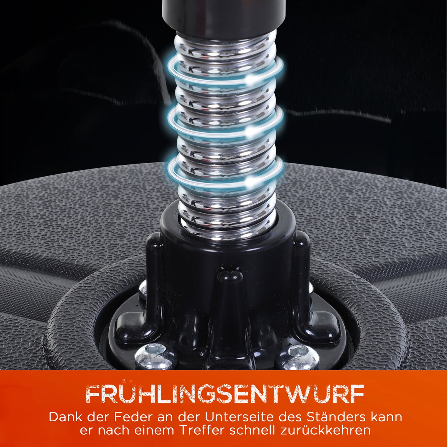 HOMCOM Punchingball Set Standbox Training Set 136-154 cm höhenverstellbar mit 1 paar Handschuhe Geeignet für Profis und Anfänger Schwarz