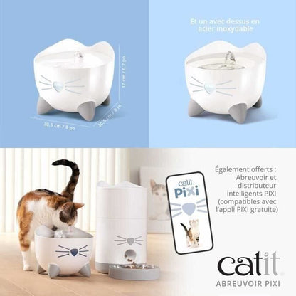 CAT IT Automatic Cat Water Fountain - 2.5 L - Green