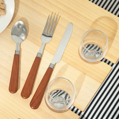 Outsunny Picknickkorb från Weidenholz Picknickkoffer för 4 personer med Picknickdecke Besteck Set, Flascheöffner Hellbraun