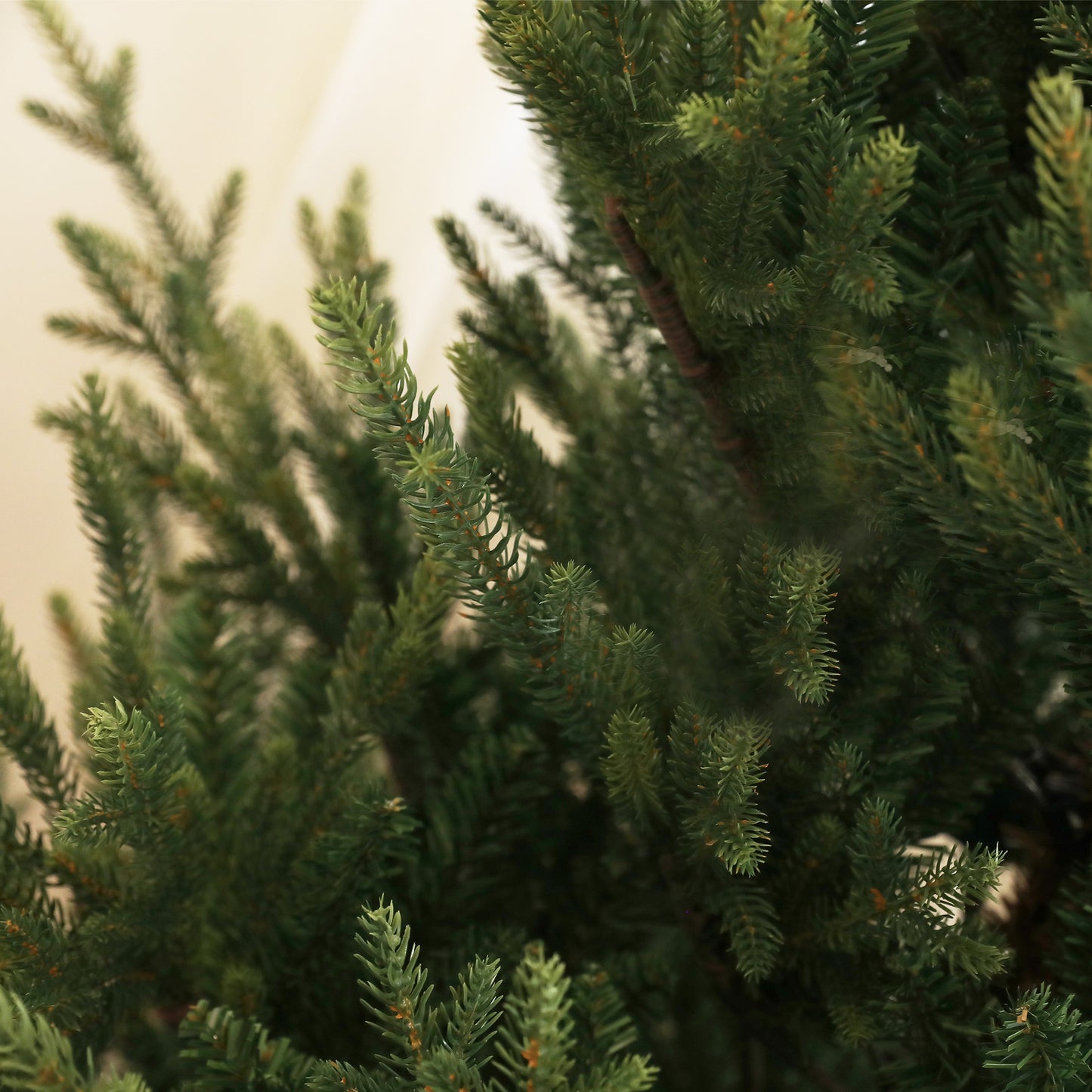 HOMCOM Künstliche norwegische Fichte, Weihnachtsbaum mit 1046 Spitzen, Metallsockel, Grün