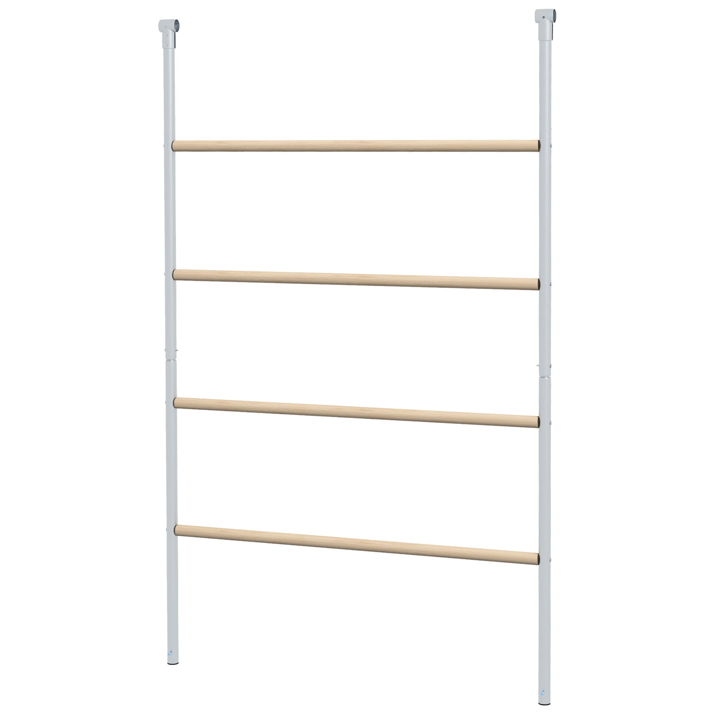 PawHut Sitzleiter für Hühner, 4 Sitzstangen, wetterfest, für 4-6 Hühner, Stahl/Holz