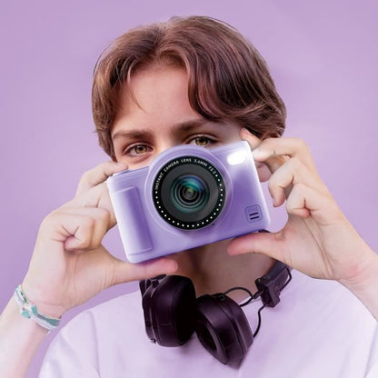 Canal Toys - Photo Creator - Pop Color Digital Camera Purple - With 32GB SD Card Included
