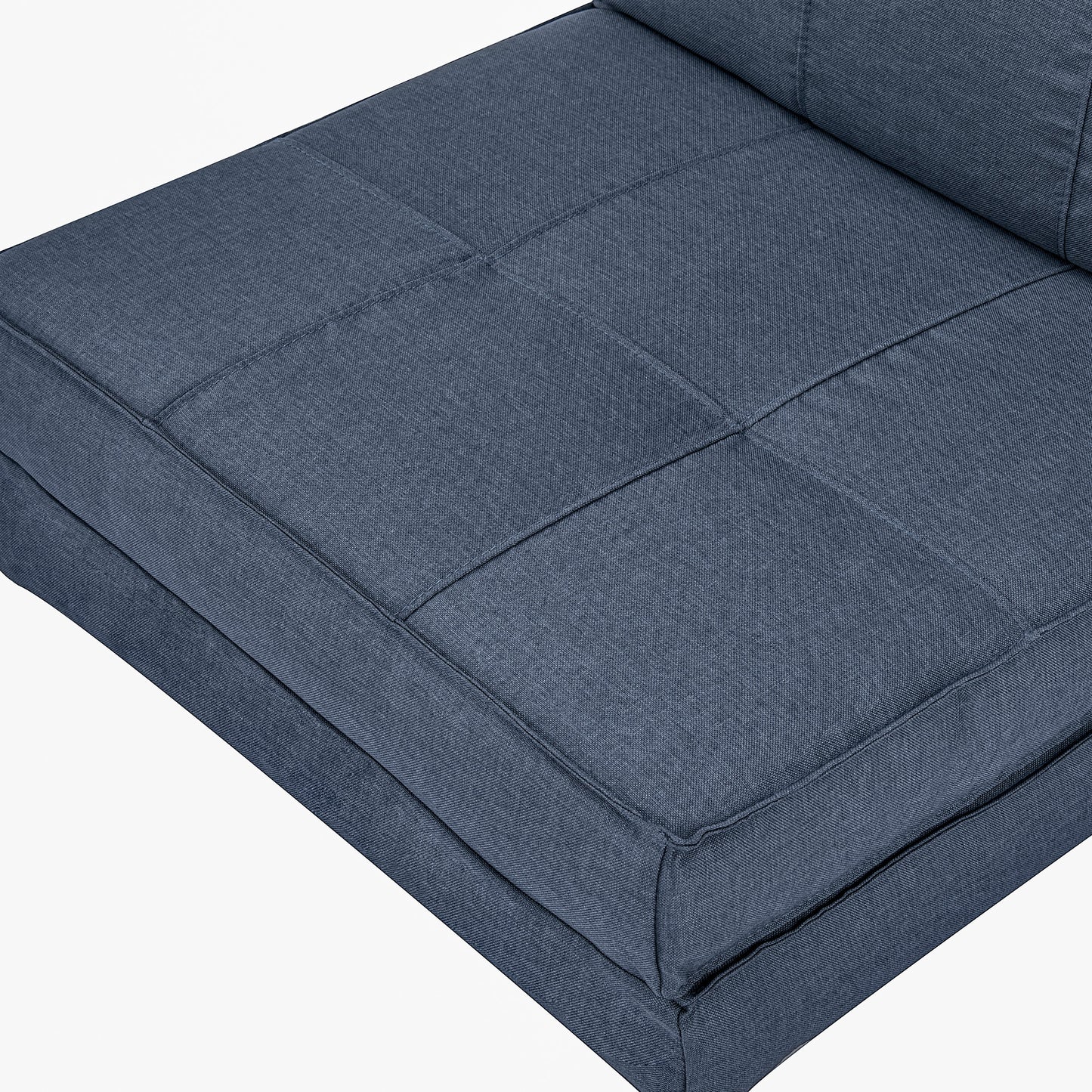 HOMCOM Bodensofa klappbar Schlafsessel Bodenstuhl 5-stuhfig verstellbar Klappsessel Schlafsofa Sofabett Einzelsofa Blau 61 x 73 x 58 cm