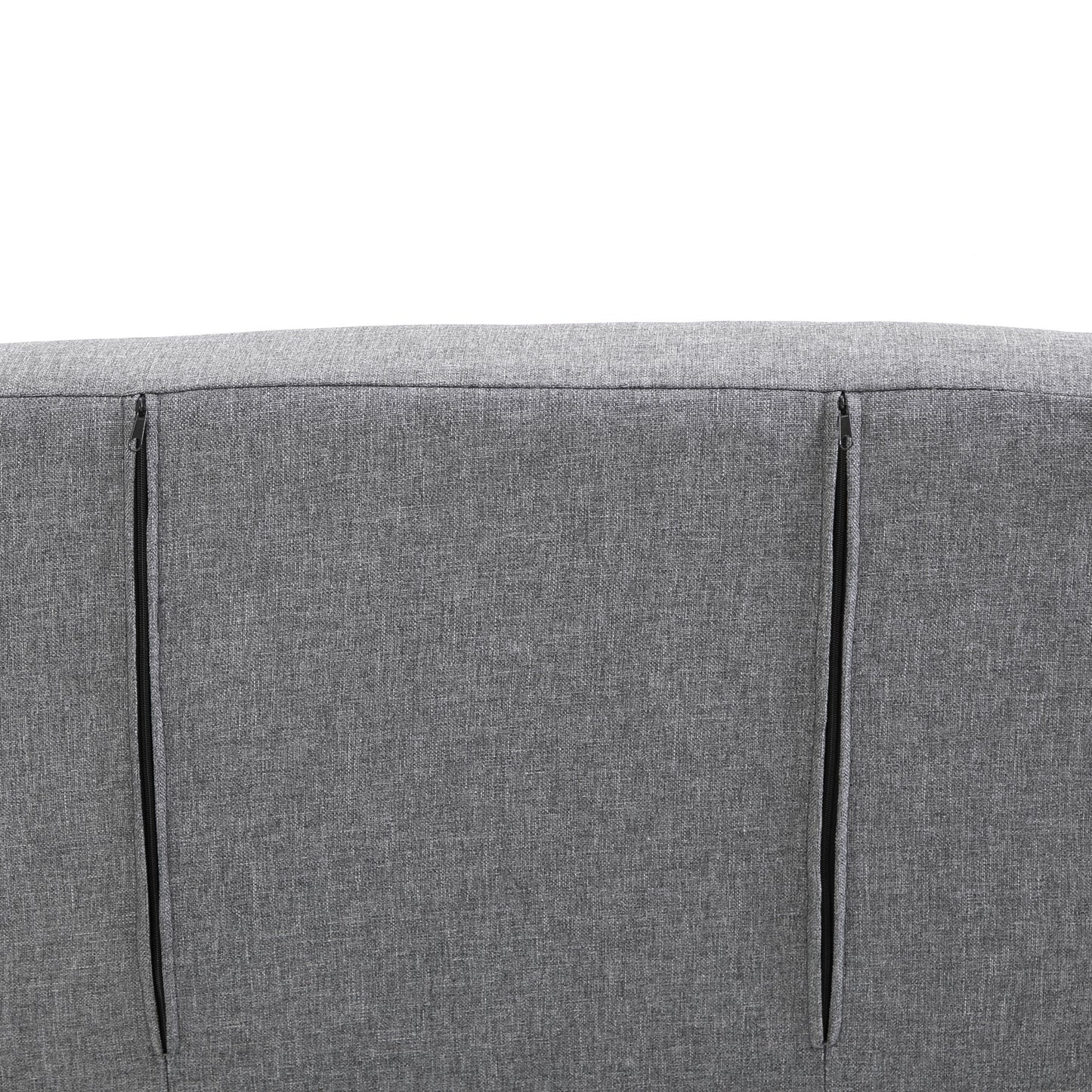 HOMCOM Relaxsessel Liegesessel Sessel, Liegefunktion, Gästebett, 65 cm x 69 cm x 80 cm, Grau