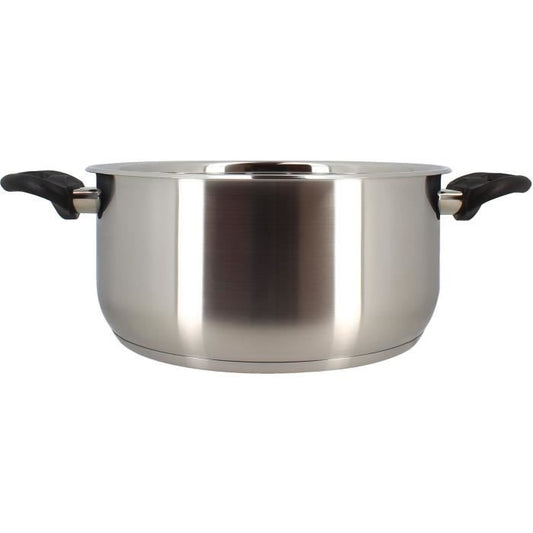 Dutch oven - MENASTYL - 6020256 - Stainless steel - 24 cm - Suitable for all heat sources including induction