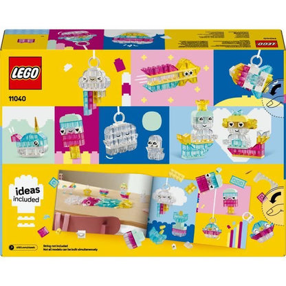 LEGO Classic 11040 Magical Transparent Brick Box - Building game for 5 years old