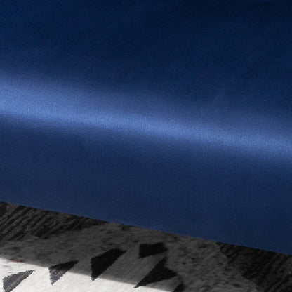 HOMCOM Schlafsofa, 5-fach verstellbar, Wildlederimitat, Metallrahmen, inkl. Kissen, Marineblau