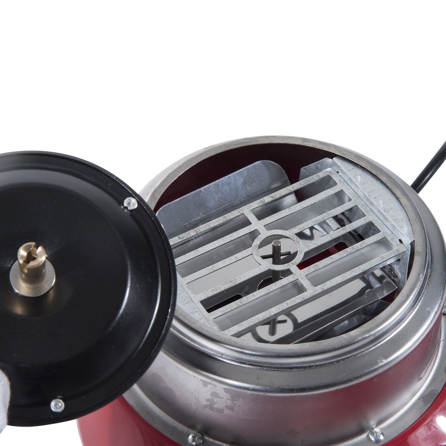 HOMCOM Zuckerwattemaschine für Zuhause Cotton Candy Machine Zuckerwatte Maschine mit Stäbchen und Messlöffel Höhe 18 cm 550W für Kinderfest, Geburtstag, Party Rot