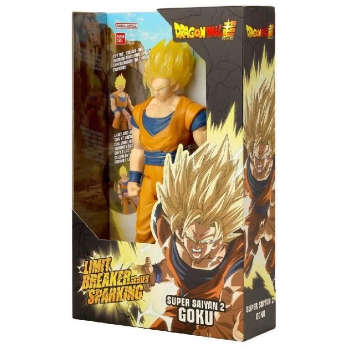 Giant Figure Limit Breaker 30 cm Super Saiyan 2 Goku - Sparking Goku Sound and Light - BANDAI - Dragon Ball Super