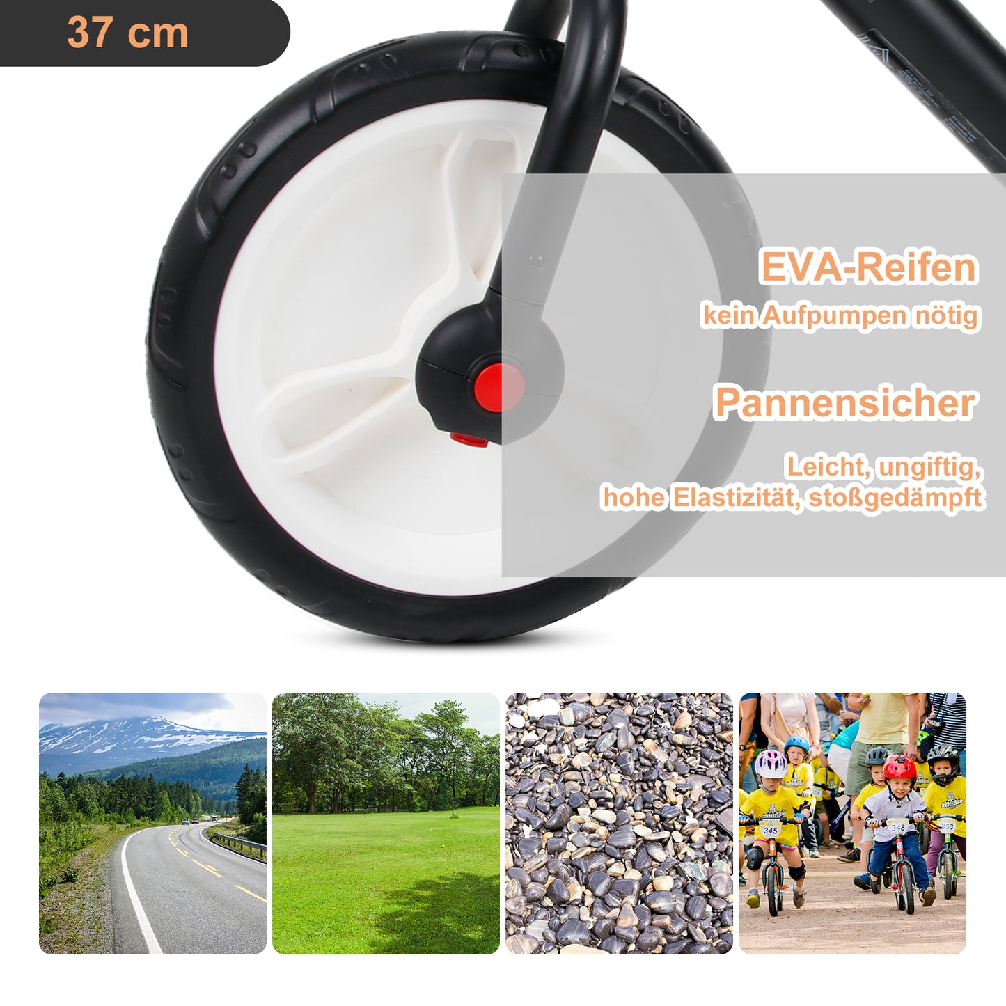 HOMCOM Kinder Laufrad ab 2-5 Jahre Lauflernrad mit Stützrädern, Pedalen, Höhenverstellbarem Sitz, Spielzeug Balance Bike für Kleinkinder Erste Geburtstag Geschenk, Schwarz