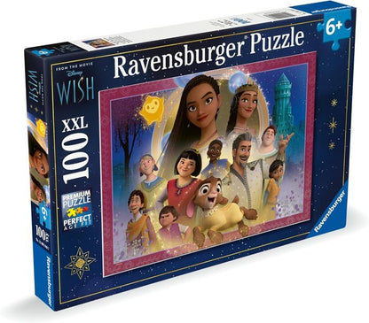 Ravensburger-Puzzle 100 pieces XXL - The Kingdom of Wishes / Disney Wish-4005555010487-Ages 6 and up