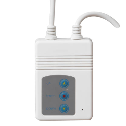 HOMCOM Beamer-Leinwand, inkl. Fernbedienung, 84 Zoll, 4:3 Format, 171x130 cm, Weiß