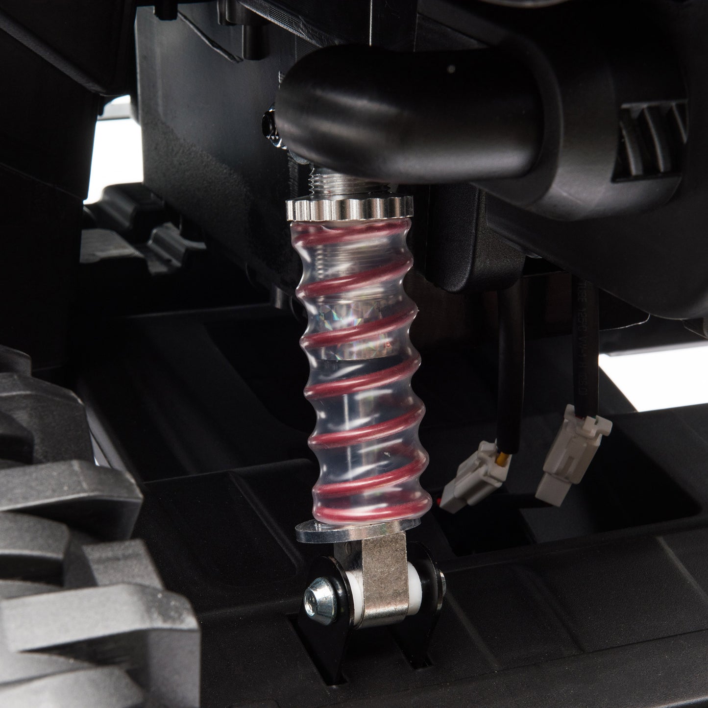 HOMCOM Elektro-Kinderquad, 3-8 km/h, 45 Min. Betriebszeit, LED-Scheinwerfer, Musikplayer mit USB, für Kinder 3 bis 5 Jahre