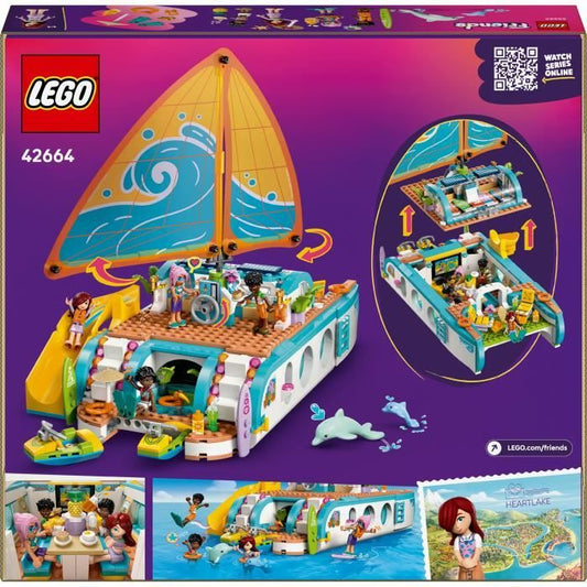 LEGO Friends 42664 Boat Adventure - Creative Playset for Girls Ages 8 with Dolphins