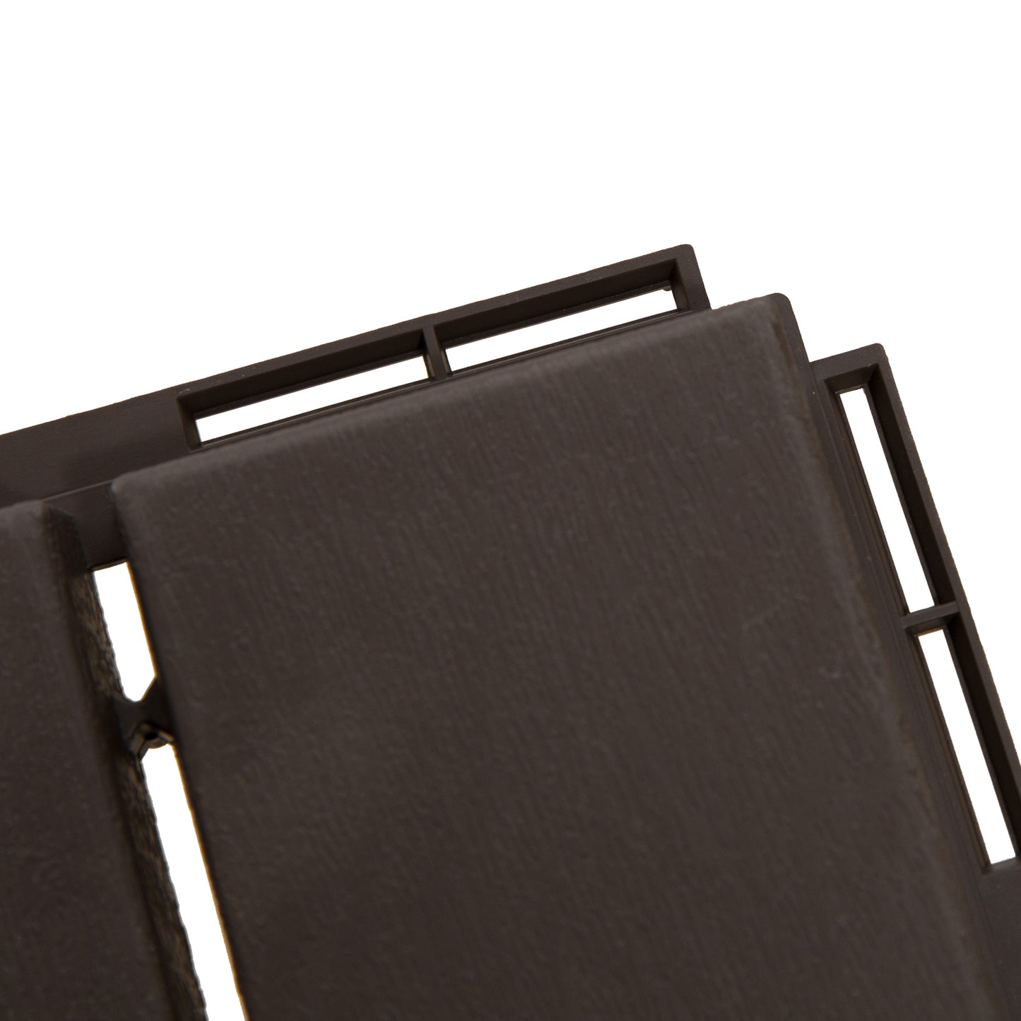 Outsunny Terrassenfliesen 30 x 30 cm 9 Stück 0,81㎡ Klickfliesen Balkonfliesen mit Klicksystem Drainagefunktion Bodenbelag Flies für Terrasse Balkon Braun