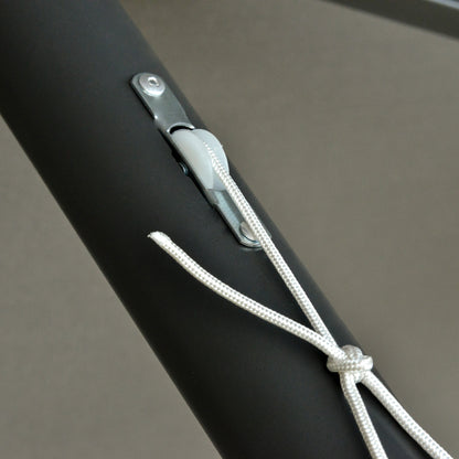 Outsunny Sonnenschirm Oval Dunkelgrau 440 x 260 cm