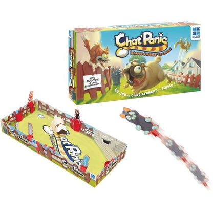 Board game - MEGABLEU - Chat'Panic - Move your cat forward, avoid the Moloss' dog