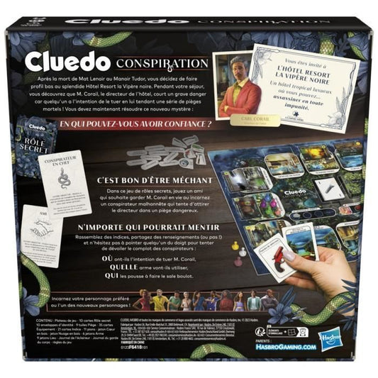 Cluedo Conspiracy, board game, 4 to 10 players, from 14 years old