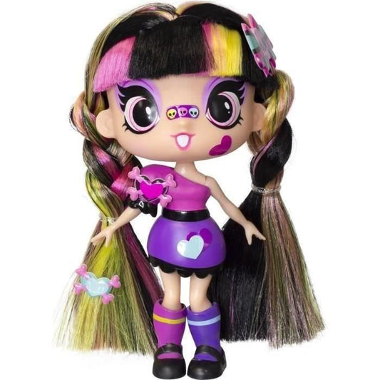 Doll - LANSAY - 55103 - Decora Girlz - Mini Fashion Dolls to Personalize - Luna