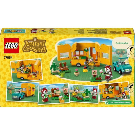 LEGO Animal Crossing 77054 Racine's Caravan and Gardening Stand - Car Toy