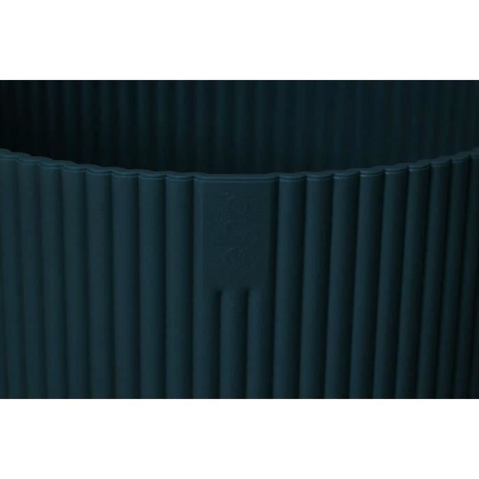 Green Basics round flower pot - Plastic - Ø45 - Black