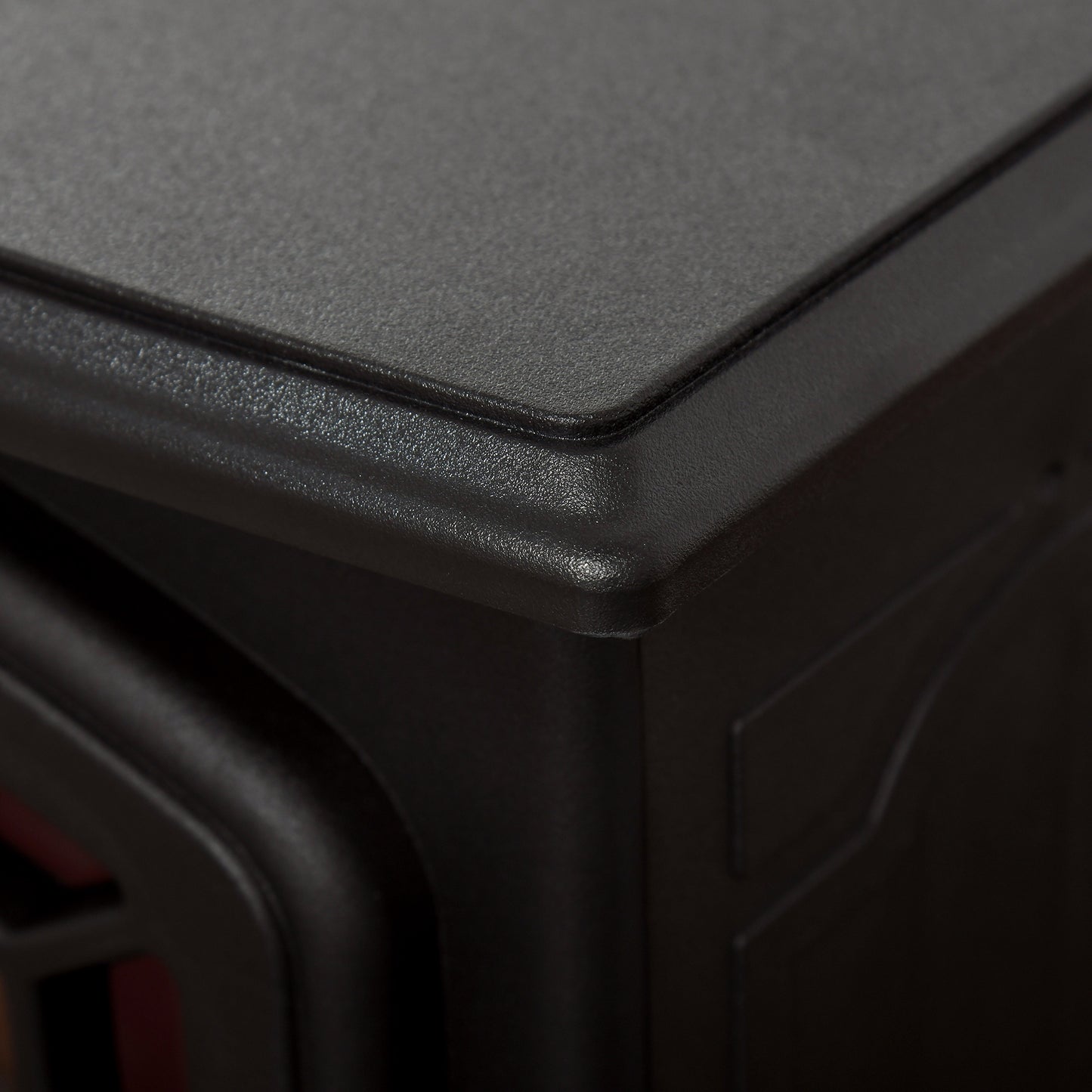 HOMCOM Elektrischer Bodenkamin, 2 Heizstufen, realistischer Flammeneffekt, vielseitig