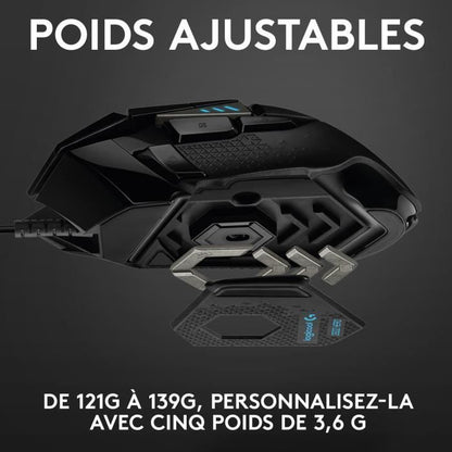 Logitech G502 HERO Souris Gaming