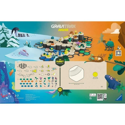 Gravitrax Junior - Starter Set XXL My Planet 184 pieces - Marble circuit - Creative construction game - Ages 3 - Ravensburger