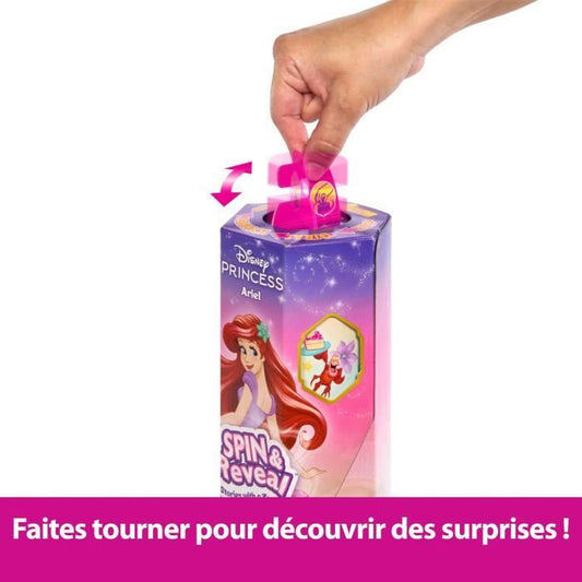 Spin & Reveal Ariel Mattel Disney Princess Doll with 11 Surprises HTV88