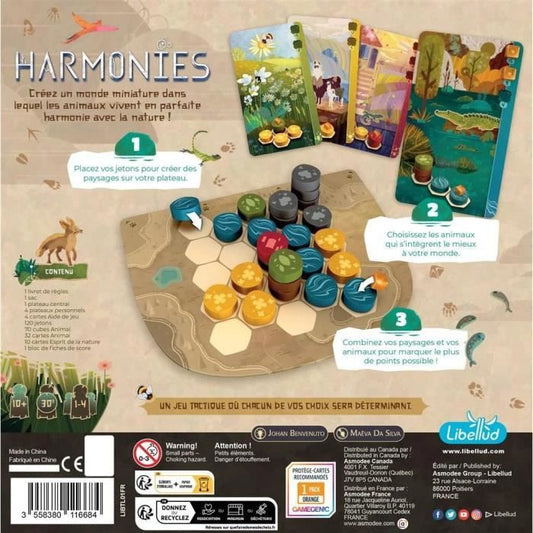 Board game - LIBELLUD - Harmonies - 8 years old - Indoor - Mixed - Board game