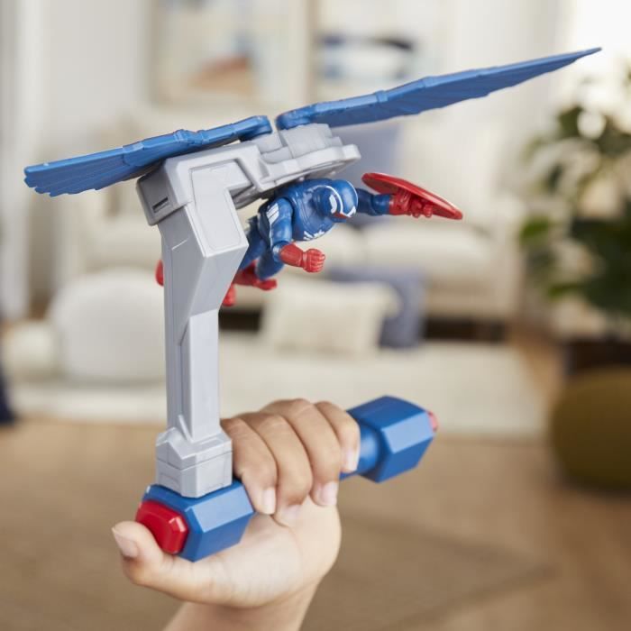 Captain America Flight Controls Figure, Marvel Epic Hero Series Captain America: Brave New World, Ages 4