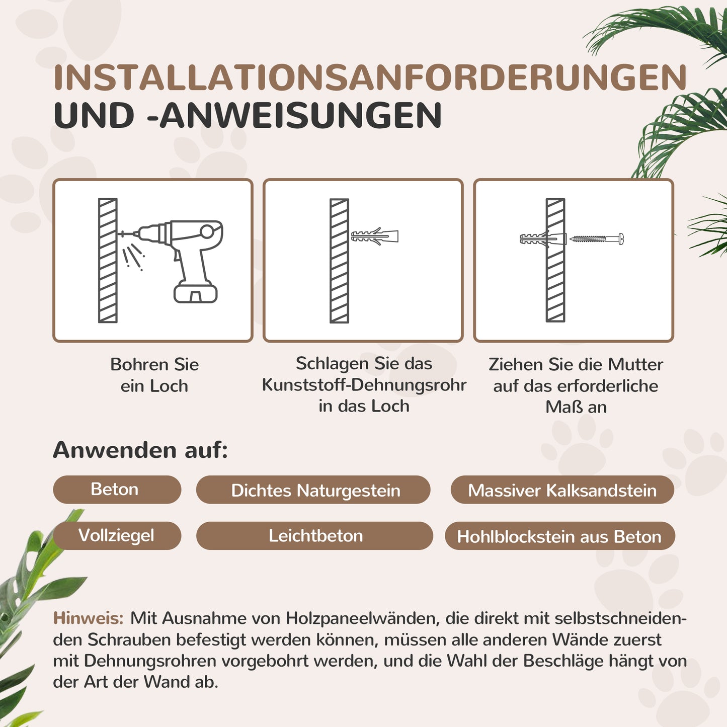 PawHut Katzentreppen-Set, 4-teilig, Kratzmöbel mit Sisal-Stufen, dubbelplattform, Hellgrau/Cremeweiß